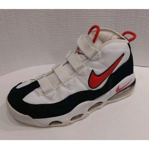 NIKE Air Max Uptempo 95 Pippen Bulls Basketball Red White CK0892-101 SZ 9 - Picture 2 of 8